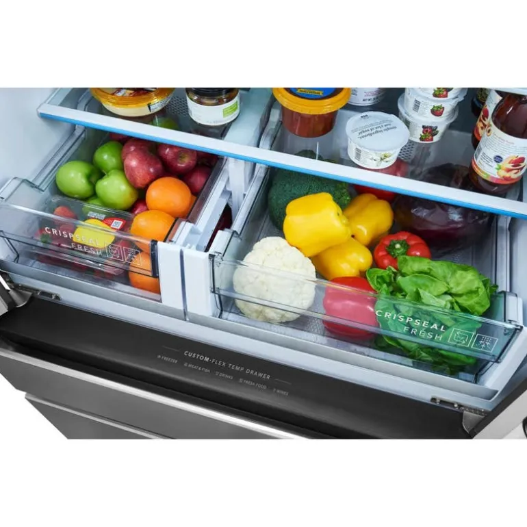 Frigidaire Professional 26 Cu ft 36 In Refrigerator Stainless Bottom Freezer, French door - PRMS2790BF