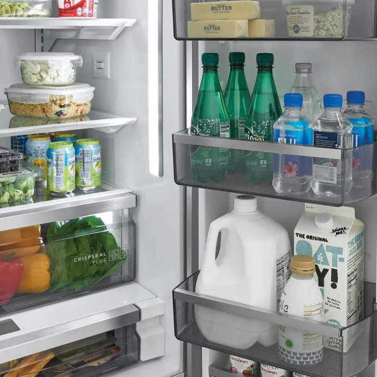 Frigidaire Professional 22 Cu Ft 36 In Refrigerator Stainless Bottom Freezer, French door - PRFC2383AF