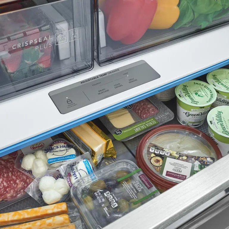 Frigidaire Professional 22 Cu Ft 36 In Refrigerator Stainless Bottom Freezer, French door - PRFC2383AF