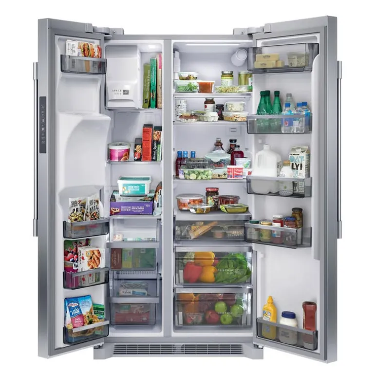 Frigidaire Professional 22 Cu Ft 36 In Refrigerator Stainless Side by side - PRSC2222AF