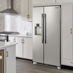 Frigidaire Professional 22 Cu Ft 36 In Refrigerator Stainless Side by side - PRSC2222AF