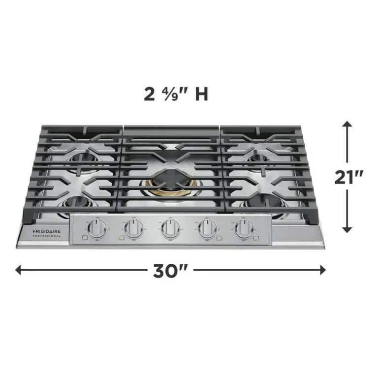 Frigidaire Professional Cooktop Gas Stainless 30" Stainless - PCCG3080AS