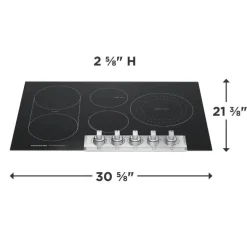 Frigidaire Professional Cooktop Glass-Ceramic Black 30