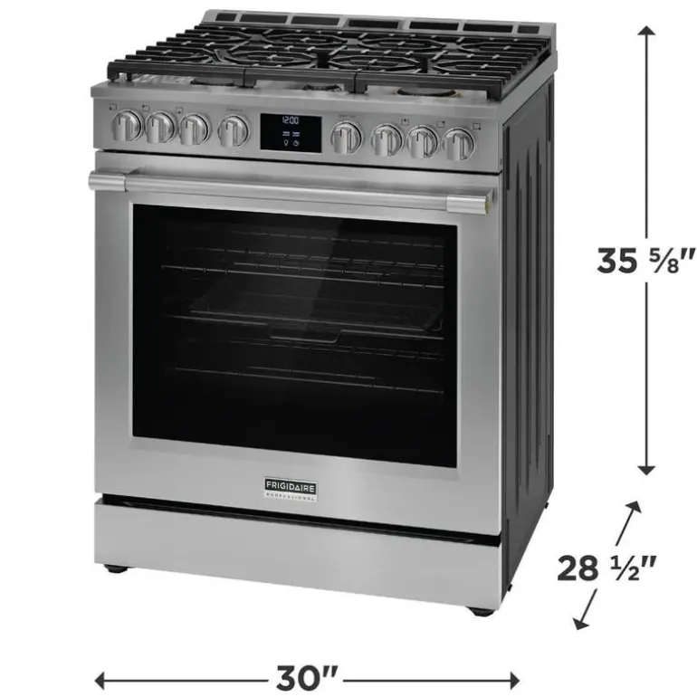 Frigidaire Professional Range Stainless 30" Electric Gas - PCFG3080AF