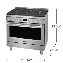 Frigidaire Professional Range Stainless 36" Dual Energy Gas - PCFD3670AF