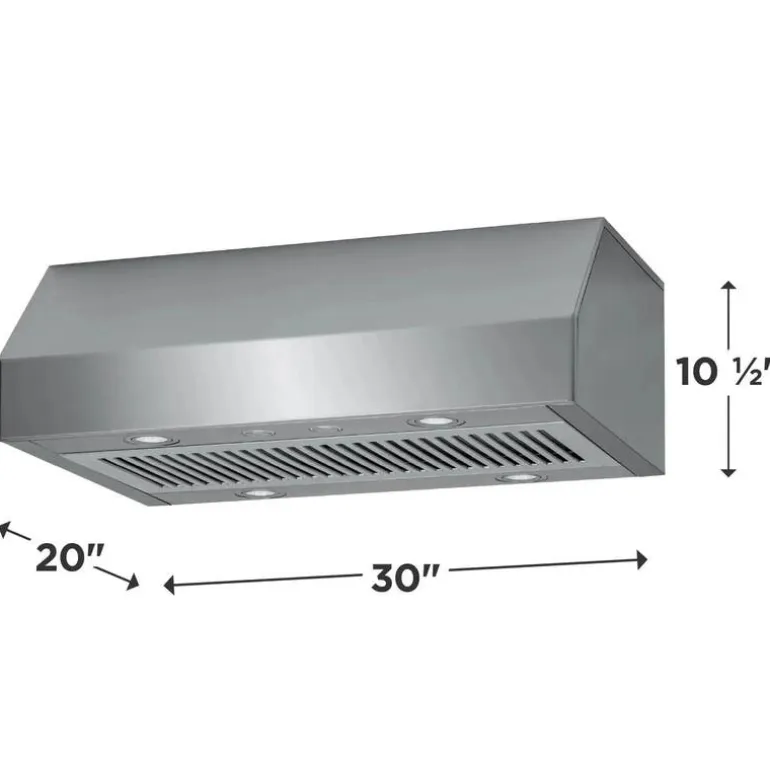 Frigidaire Professional Range Hood Built-in Stainless 30" , 400 CFM - FHWC3050RS