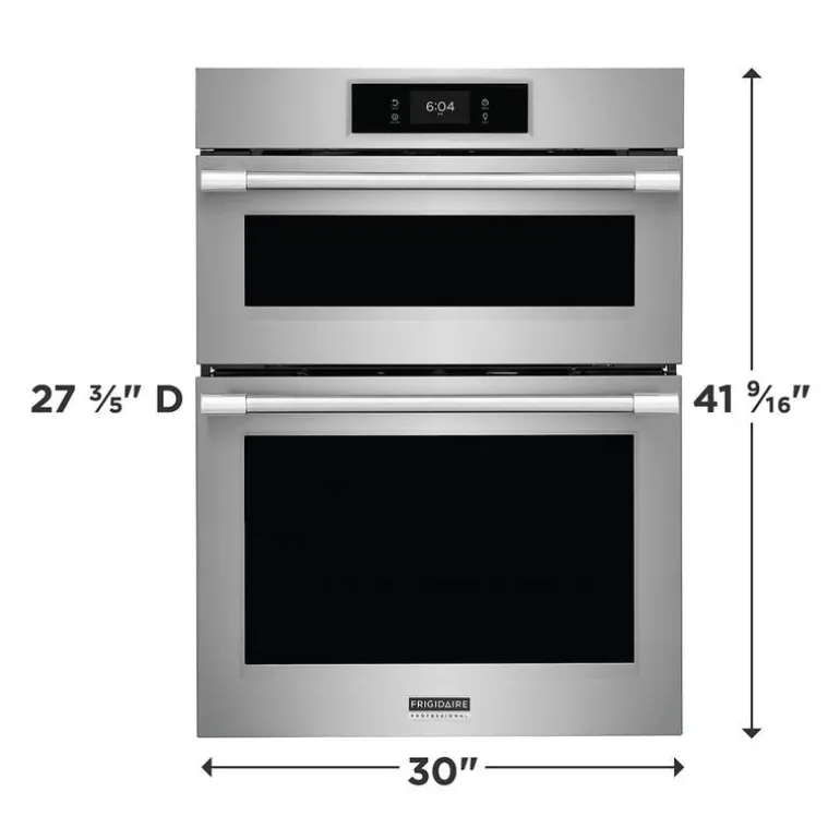 Frigidaire Professional Wall Oven and Microwave Combination Stainless 30" Electric - PCWM3080AF