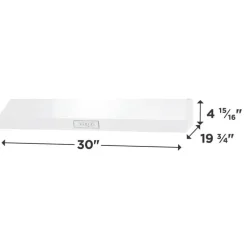 FRIGIDAIRE Range Hood Built-in White 30" , 220 CFM - FCVW3052AW