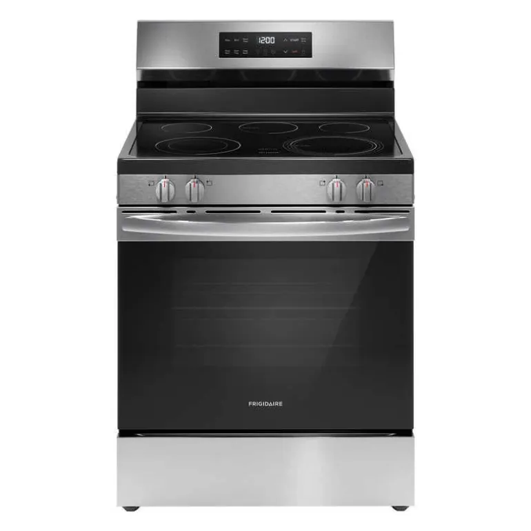 FRIGIDAIRE Range Stainless 30" Electric Glass-Ceramic - FCRE306CAS