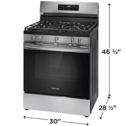 FRIGIDAIRE Range Stainless 30" Electric Gas - FCRG3062AS