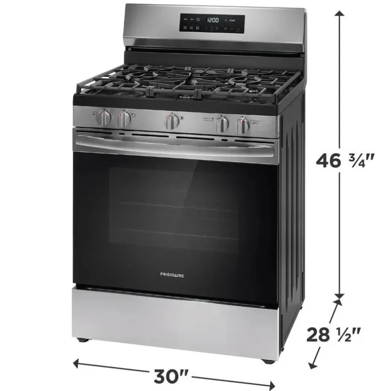 FRIGIDAIRE Range Stainless 30" Electric Gas - FCRG3062AS