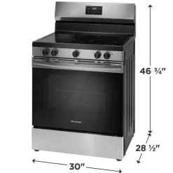 FRIGIDAIRE Range Stainless 30" Electric Glass-Ceramic - FCRE305CBS