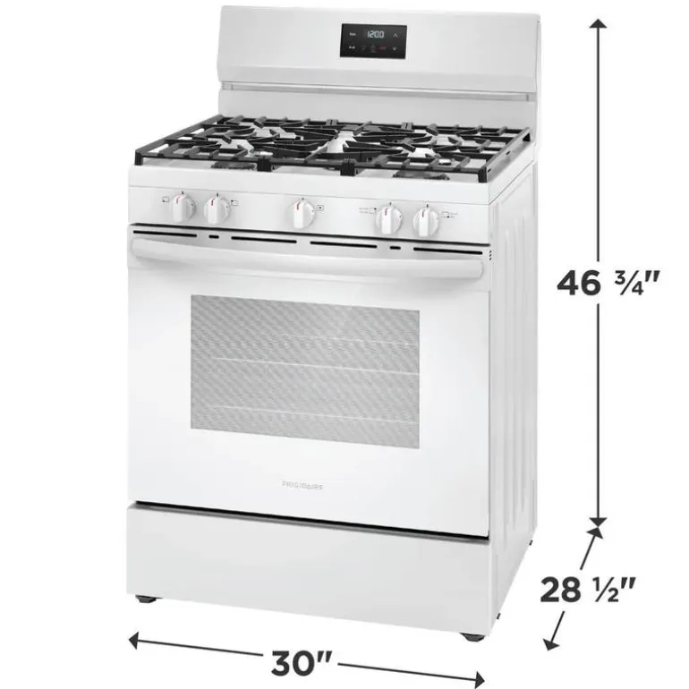 FRIGIDAIRE Range White 30" Electric Gas - FCRG3052BW