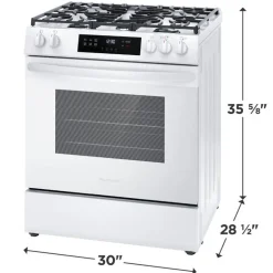 FRIGIDAIRE Range White 30" Gaz Gas - FCFG3062AW