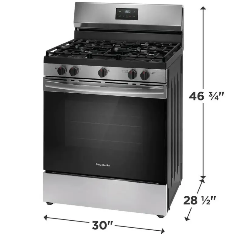 FRIGIDAIRE Ranges Stainless 30" Electric Gas - FCRG3052BS