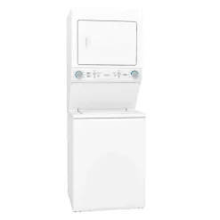 FRIGIDAIRE Washer/Dryer Laundry Center, White, 27'', Top-Load, 850 - FLCE752CAW