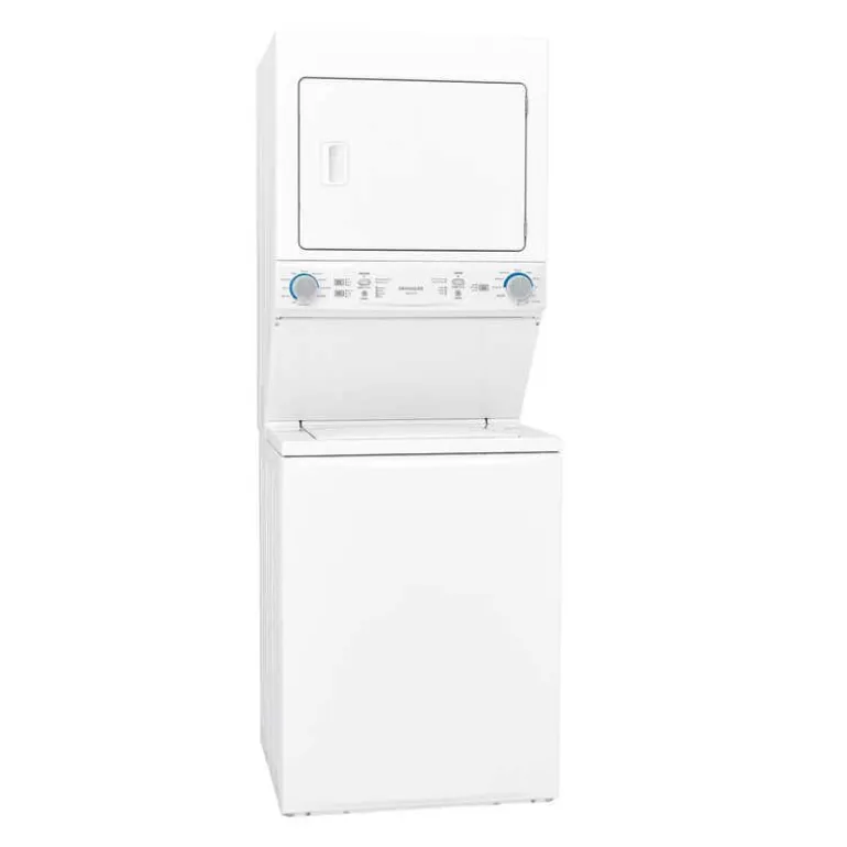 FRIGIDAIRE Washer/Dryer Laundry Center, White, 27'', Top-Load, 850 - FLCE752CAW