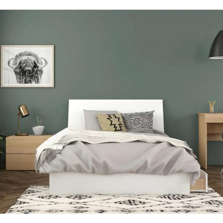 Full Bed Set with Storage (54") - 3pcs - Nexera