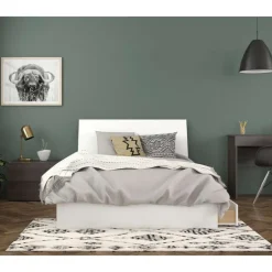 Full Bed Set with Storage (54") - 3pcs - Nexera