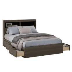 Full Bed with 6-Drawer Storage and Headboard (54")