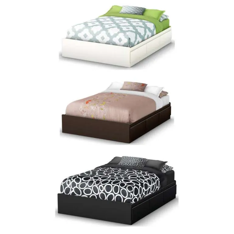 Full Bed with 3-Drawer Storage (54'') - South Shore