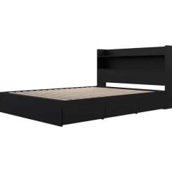 Full Bed with 3-Drawer Storage and Headboard (54") - Nexera