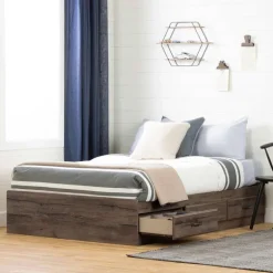 Full Bed with 3-Drawer Storage (54'') - South Shore