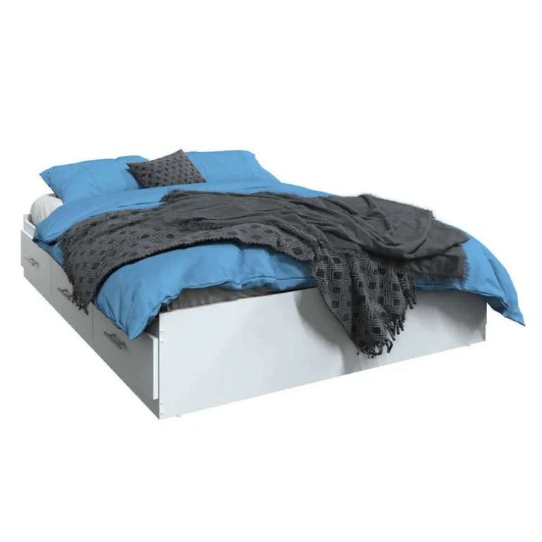 Full Bed with 6-Drawer Storage (54")