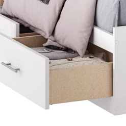 Full Bed with 6-Drawer Storage and Headboard (54