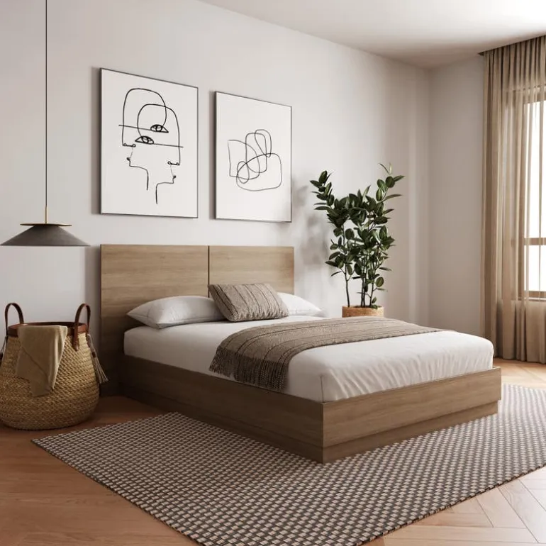 Full Bed with Headboard (54") - Nexera