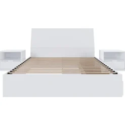 Full Bedroom Set with 3-Drawer Storage (54
