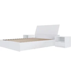 Full Bedroom Set with 3-Drawer Storage (54