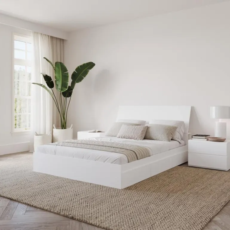 Full Bedroom Set with Storage (54") - 4pcs - Nexera