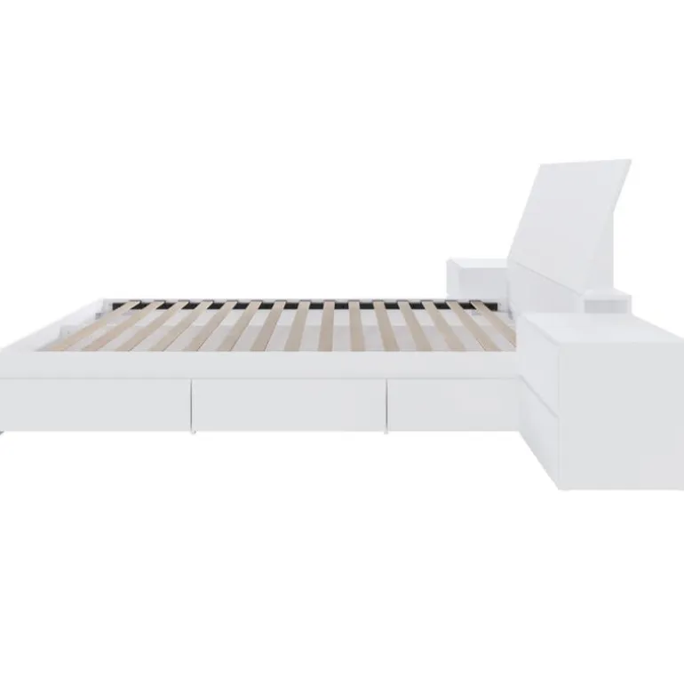 Full Bedroom Set with Storage (54") - 4pcs - Nexera