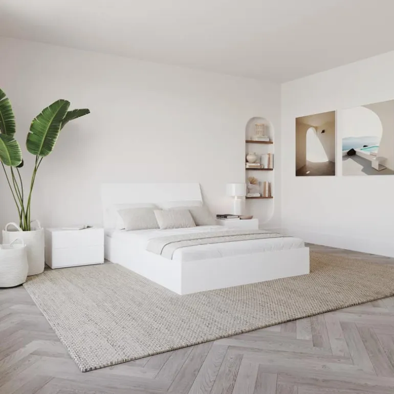 Full Bedroom Set with Storage (54") - 4pcs - Nexera