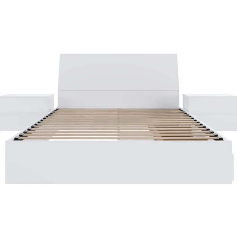 Full Bedroom Set with Storage (54") - 4pcs - Nexera