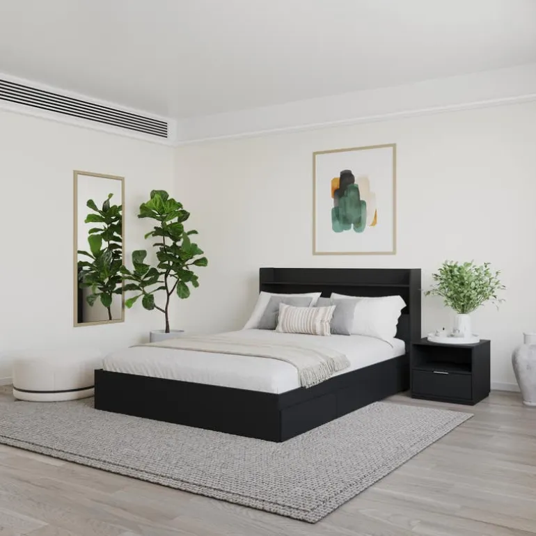 Full Bedroom Set with Storage (54") - 3pcs - Nexera