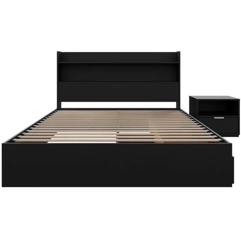 Full Bedroom Set with Storage (54") - 3pcs - Nexera