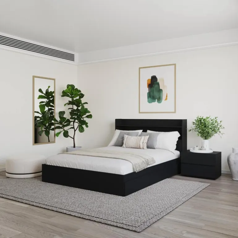 Full Bedroom Set with Storage (54") - 3pcs - Nexera