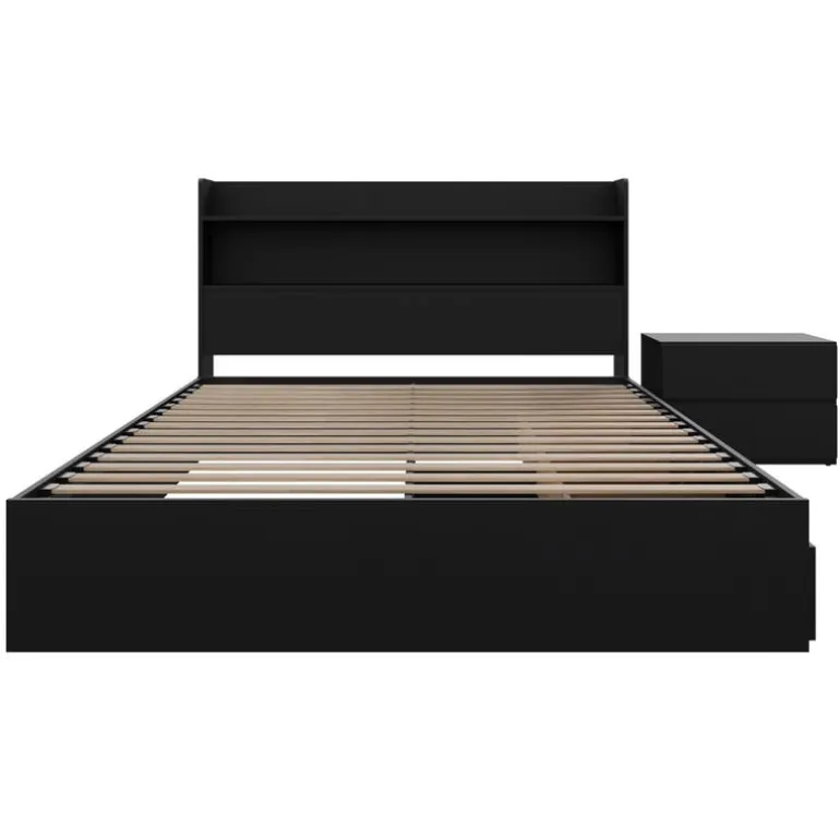 Full Bedroom Set with Storage (54") - 3pcs - Nexera