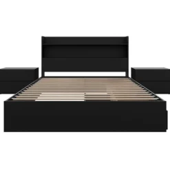 Full Bedroom Set with Storage (54") - 4pcs - Nexera