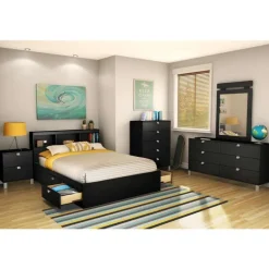 Full Bookcase Headboard (54'') - South Shore