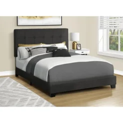 Full Fabric Bed with Headboard (54") - Monarch