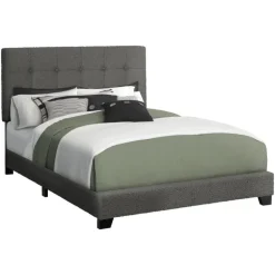 Full Fabric Bed with Headboard (54") - Monarch