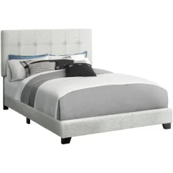 Full Fabric Bed with Headboard (54") - Monarch