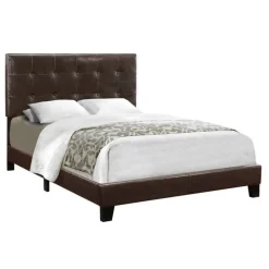 Full Leather-Look with Headboard (54") - Monarch
