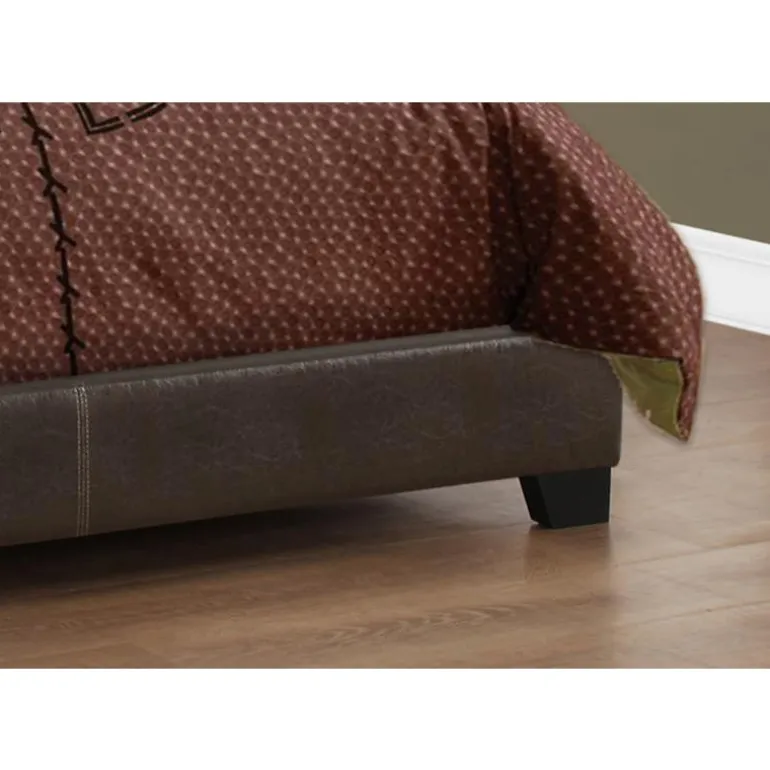 Full Leather-Look with Headboard (54") - Monarch