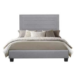 Full Linen Bed with Headboard (54")