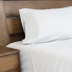 Full Microfibre Bed Sheet Set - White