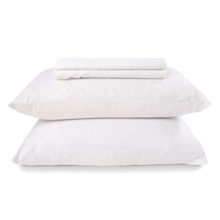 Full Microfibre Bed Sheet Set - White